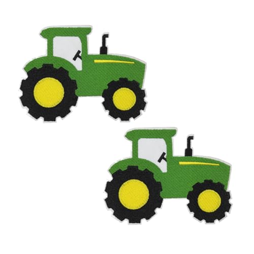 Aufnäher zum Aufbügeln, Motiv: Traktor Bauernhof, bestickt, für Baseballmützen, T-Shirts, Hoodies, Rucksäcke, 8,9 cm Aufnäher zum Aufbügeln, Motiv: Traktor Bauernhof, bestickt, für Baseballmützen, T-Shirts, Hoodies, Rucksäcke, 8,9 cm von Cute-Patch