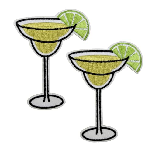 Margarita bestickter Aufnäher zum Aufbügeln für Baseballmützen, T-Shirts, Hoodies, Rucksäcke, 7,6 cm Margarita bestickter Aufnäher zum Aufbügeln für Baseballmützen, T-Shirts, Hoodies, Rucksäcke, 7,6 cm von Cute-Patch