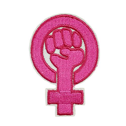 Pro-Choice Shirts DIY, Mädchen Power Fist Pride Frauenbewegung Rosa Feminist Widerstand bestickt Iron on sew on Patch Applique for Clothing von Cute-Patch