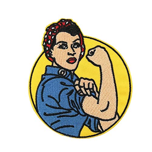 Rosie The Riveter Aufnäher zum Aufbügeln oder Aufnähen, Vintage-Design von Cute-Patch