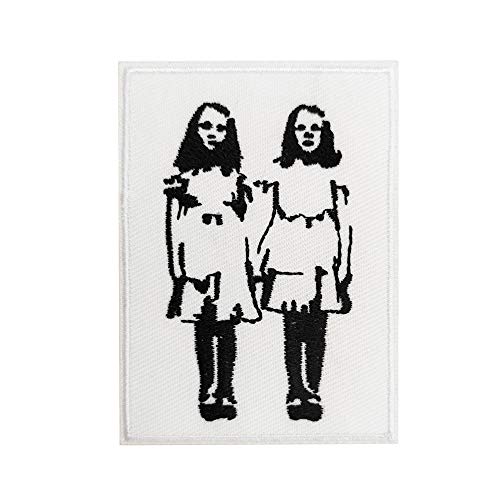 Cute-Patch The Shining Grady Twins Horrorfilm bestickter Aufnäher zum Aufbügeln oder Aufnähen von Cute-Patch