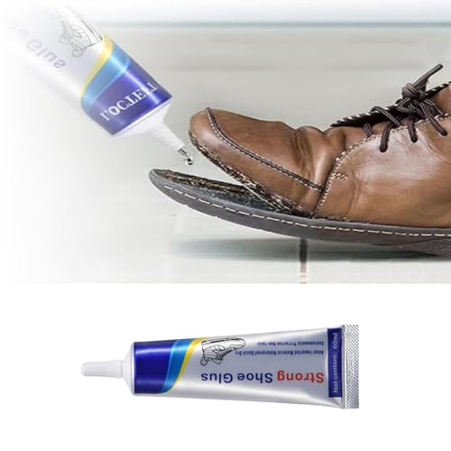 Schuhkleber,60ml Schuhkleber Extra Stark Wasserfest,Schuhkleber Sohlenkleber,Schuhkleber Reparaturkleber,Shoe Glue,Schuh Kleber Transparenter,für die Reparatur Laufschuhen,Stiefeln,Lederschuhen von Cutiolly