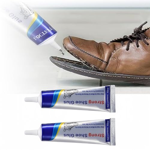 Schuhkleber,120ml Schuhkleber Extra Stark Wasserfest,Schuhkleber Sohlenkleber,Schuhkleber Reparaturkleber,Shoe Glue,Schuh Kleber Transparenter,für die Reparatur Laufschuhen,Stiefeln,Lederschuhen von Cutiolly