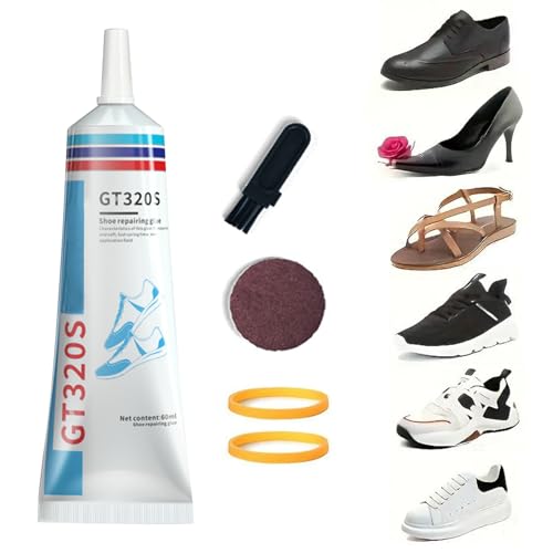 Schuhkleber Extra Stark Wasserfest,60ml Schuhkleber,Transparent Schuhsohlen Kleber,Schuhkleber Sohlenkleber,Schuhkleber Reparaturkleber,Shoe Glue,für Reparatur Laufschuhen,Stiefeln von Cutiolly