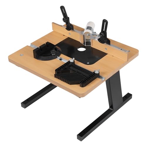 Frästisch für Oberfräse Einlegeplatte Set, Fräsmaschine Metall, OberfräSentisch und Tischfräsmaschine, Router Table, Tischfräse zum Nuten Zapfenschneiden BesäUmen und Anfasen von Cutycaty