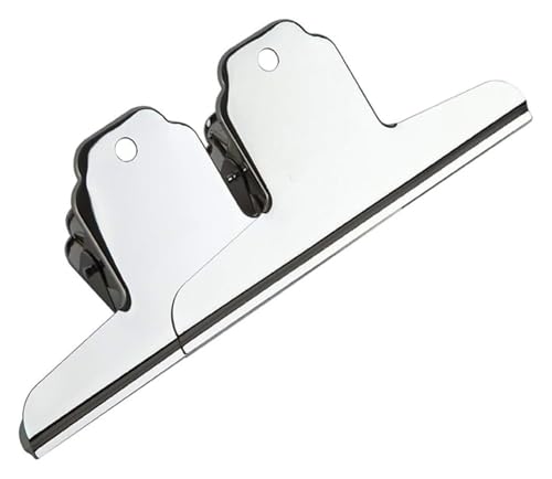 Binder-Clips, Binder-Clips, Metall-Foldback-Clips, Metall-Büroklammer, Akten-Geldklammern for Etiketten, Taschen, Büro, von CvbGNJm