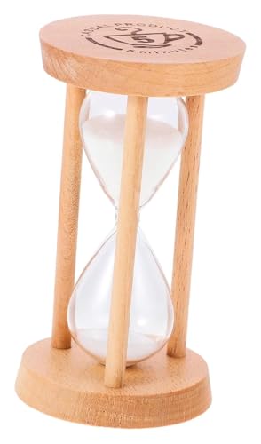 CvbGNJm Sanduhr, Sanduhr 5 Minuten Sanduhr Sanduhr Timer Holz Sand Sanduhr Dekor for Schreibtisch Wohnzimmer von CvbGNJm