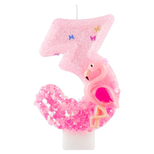 Zahlen 3 Geburtstagskerzen pink alles Gute zum Geburtstag Flamingos Hawaii Thema Kerzen Kuchendekoration, Party Dekoration Kerzen Jahrestag Feier Geschenk Zahlen 3 Geburtstagskerzen pink alles Gute zum Geburtstag Flamingos Hawaii Thema Kerzen Kuchendekoration, Party Dekoration Kerzen Jahrestag Feier Geschenk von Cxryrzhe