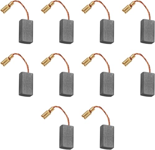 Kohlebürsten, Kohlebürsten, Universalwerkzeug für Elektromotor S1M-FF03-100A/6-100, M1Q-FF85, Maße 16 x 8 x 5 x 46 mm, hohe Leitfähigkeit und Haltbarkeit (20) von Cylocrya