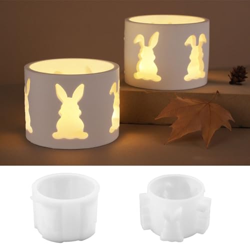 Cymwer Silikonformen Gießformen Ostern, Silikonform Ostern Hase Silikon Gießform Ostereier Silikonform, Gipsformen zum Gießen, Epoxidharz Formen for Osterdeko und DIY Handwerk von Cymwer