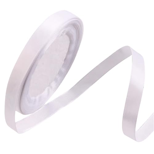 10 Rollen doppelseitige Bänder aus Polyester, 2,5 cm, dekoratives Band für Kuchen, Hochzeit, Party, Dekoration von Cyni