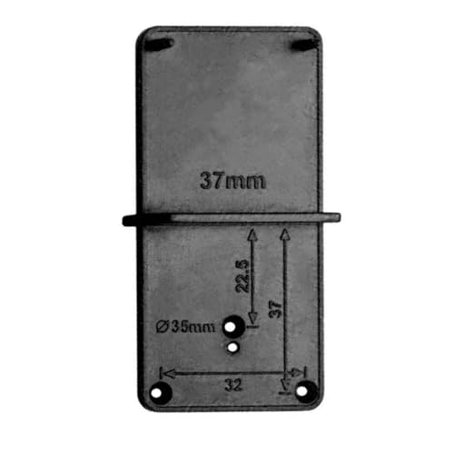 Hohe Genauigkeit Holzbearbeitungsbohrerführung, mehrere Größen, Bohrer-Bit, kompatibel, Führungsbrett, Bohrer-Locator für Bastler von Cyni