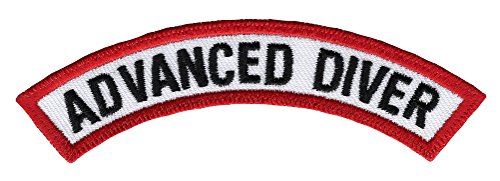 Advanced Diver Chevron Patch bestickt zum Aufbügeln, Taucher-Emblem, Souvenir von Cypress Collectibles Embroidered Patches