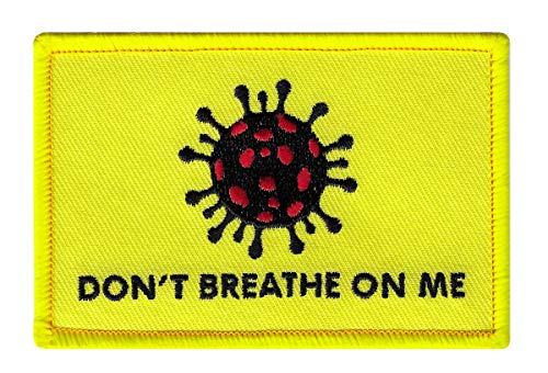 Aufnäher zum Aufbügeln, bestickt mit der Aufschrift "Don't Breathe on Me" von Cypress Collectibles Embroidered Patches