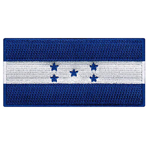 Cypress Collectibles – Honduras Flagge Patch – Premium bestickte Applikation – Zentralamerika-Land zum Aufbügeln – Maße: 8,9 x 4,4 cm von Cypress Collectibles Embroidered Patches