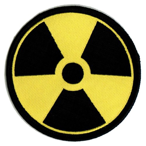 Kernkraftwerk Strahlung Symbol bestickt Patch zum Aufbügeln Gefahr Symbol gelb Logo Kernkraftwerk Strahlung Symbol bestickt Patch zum Aufbügeln Gefahr Symbol gelb Logo von Cypress Collectibles Embroidered Patches