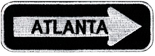 One Way Sign Atlanta Georgia bestickter Aufnäher zum Aufbügeln für Rennradfahrer One Way Sign Atlanta Georgia bestickter Aufnäher zum Aufbügeln für Rennradfahrer von Cypress Collectibles Embroidered Patches
