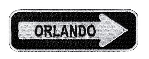 One Way Sign Orlando Florida bestickter Aufnäher zum Aufbügeln auf Highway Road Biker One Way Sign Orlando Florida bestickter Aufnäher zum Aufbügeln auf Highway Road Biker von Cypress Collectibles Embroidered Patches
