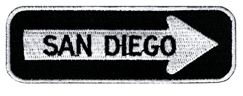 One Way Sign San Diego California bestickter Aufnäher zum Aufbügeln Highway Biker One Way Sign San Diego California bestickter Aufnäher zum Aufbügeln Highway Biker von Cypress Collectibles Embroidered Patches