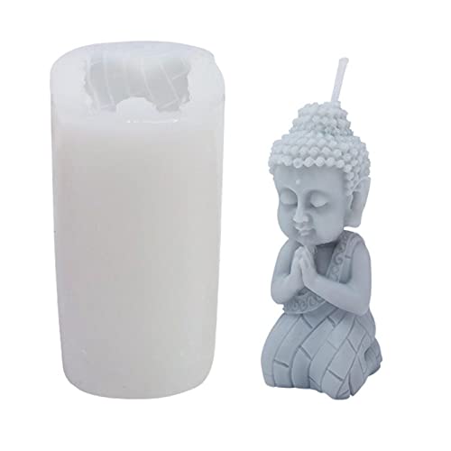 D/A -Buddha-Gießform | Innovative Kerzenformen für die Herstellung von Seifenwachs – handgefertigte Bastelform für Buntstift Bienenwachs Lotion Bars von D/A