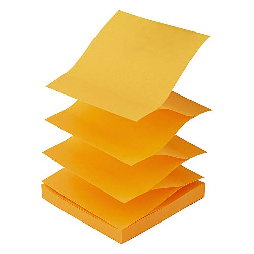 D.RECT Haftnotizen Zig-Zag Z-Notes 76x76mm orange 100 Blatt von D.RECT