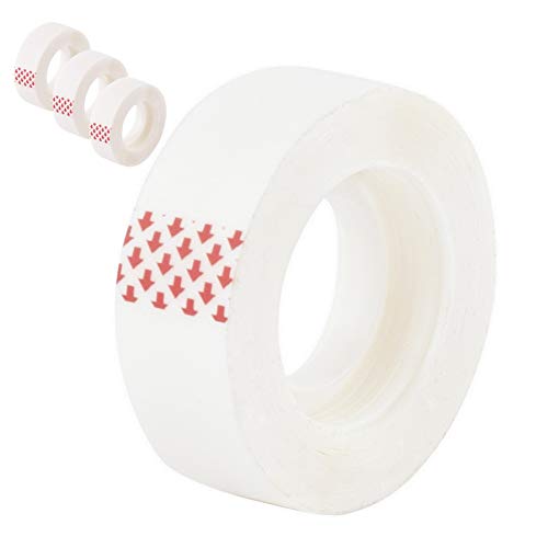 D.RECT INVISIBLE Klebeband SET - 8 Stück | 19mm x 33m | Transparent Paketband | Vielseitig Kreppband | Paket tape von D.RECT