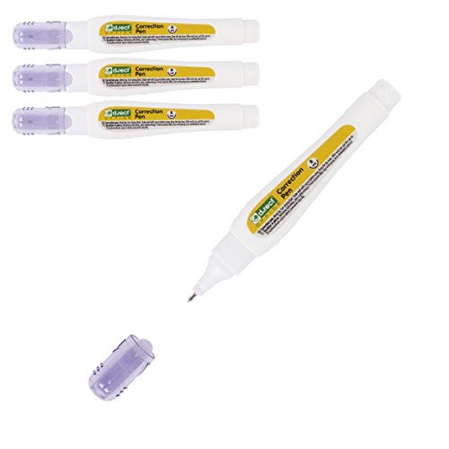 D.RECT Korrekturstift Korrektur Korrekturflüssigkeit 8ml weiß x 24 Stück von D.RECT