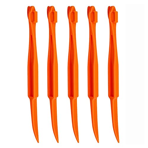 5pcs Kunststoff Peeler Remover Multifunktional Easy Open Fast Peeling Messer Citrus Lemon Cutter Obstöffner Werkzeuge von DABAIXIONG