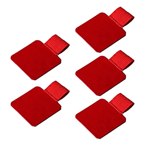 DABAIXIONG 5 PCs/Set Selbstklebender Leder Stiftschleife Für Kreative Notebook Stiftschleife Notebooks Zubehör Bleistift Elastizierschleife von DABAIXIONG