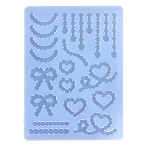 Dekoratieve Oramentform Füllstoff Perle Kette Herz Silikonform Schlüsselbund Anhänger Ornament Form Für Handwerk Dekoratieve Oramentform Füllstoff Perle Kette Herz Silikonform Schlüsselbund Anhänger Ornament Form Für Handwerk von DABAIXIONG