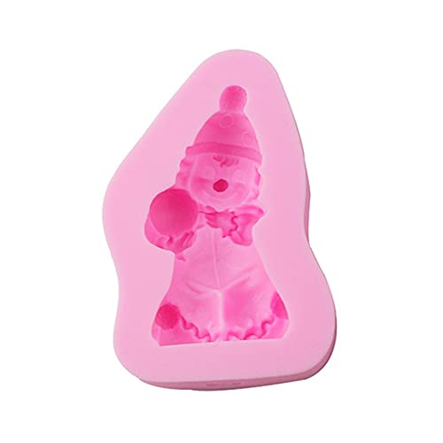 Funny Clown Silicon Schimmel Fondant Kuchenform Urlaub Backwerkzeug Zum Herstellen Von Bösten Kerzenhandwerk Handgefertigte Soap von DABAIXIONG