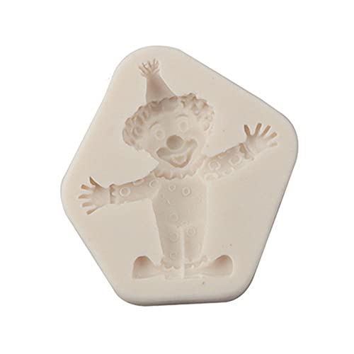 Funny Clown Silicon Schimmel Fondant Kuchenform Urlaub Backwerkzeug Zum Herstellen Von Bösten Kerzenhandwerk Handgefertigte Soap von DABAIXIONG