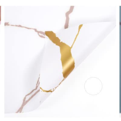 DABIN 20 Teile/Paket Goldene Marmor Muster Sammelalbum Papier Handgemachte DIY Dekoration Handwerk Geburtstagsgeschenk wasserdichte Verpackung Origami Papier von DABIN