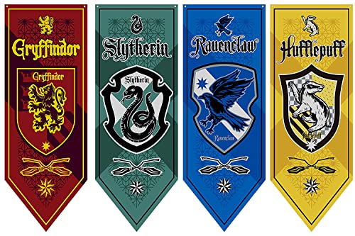 DACHENG Harry HP Potter Party Poster Gry-Ffindor Flagge 47 * 15.7 Inch von DACHENG