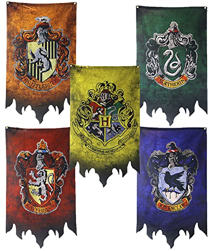 DACHENG Harry HP Potter Party Poster Gry-Ffindor Flagge 49 * 27.5 Inch von DACHENG