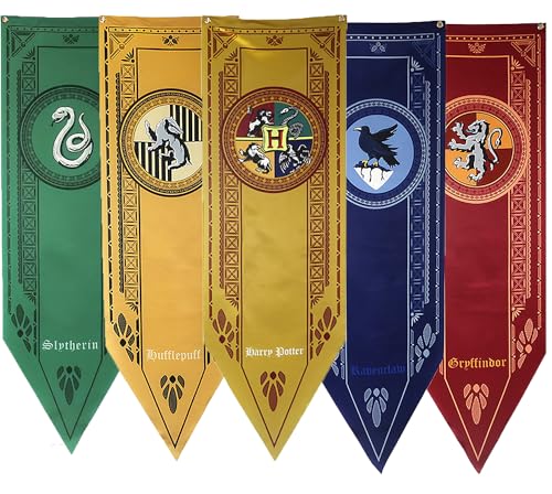 DACHENG Harry HP Potter Party Poster Gry-Ffindor Flagge 59 * 17.7 Inch von DACHENG