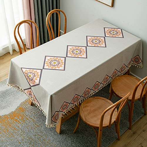 DACUDA Party-Tischdecke, 140 x 140 cm, wasserdichte Karierte Polyester-Tischdecke für Familienrestaurants, Partys, Buffets und Picknicks (J 05) von DACUDA