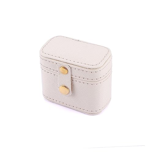 DACUDA Schmuck-Organizer-Box, Mini-Ringbox, Ohrringbox, Schmuck-Aufbewahrungsbox für unterwegs, tragbare Schmuckschatulle, Schmuckhalter, Organizer (C) von DACUDA