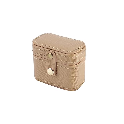 DACUDA Schmuck-Organizer-Box, Mini-Ringbox, Ohrringbox, Schmuck-Aufbewahrungsbox für unterwegs, tragbare Schmuckschatulle, Schmuckhalter, Organizer (D) von DACUDA