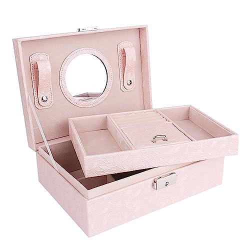 DACUDA Schmuckhalter, Schmuckschatulle, für Halsketten und Armbänder, Schmuckschatulle, goldene Schmuckaufbewahrungsbox, Schmuck-Organizer, Schmuck-Displaybox (C) von DACUDA