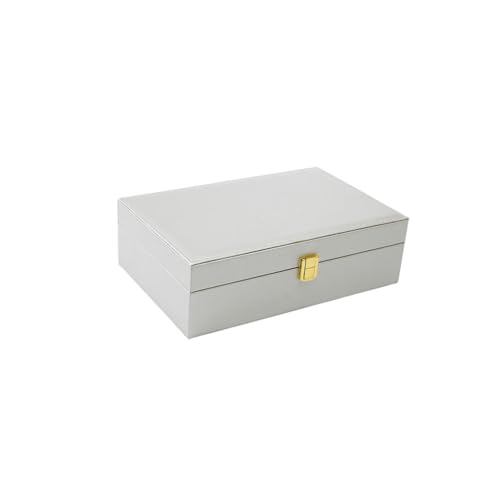 Schmuckschatulle, Organizer, Schmuckschatulle für Damen, Aufbewahrungsbox, kreative Schmuckschatulle, Aufbewahrungsbox für Ohrringe, Armbänder, Halsketten und Ringe (B) von DACUDA