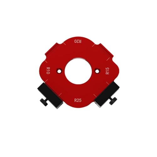 R2 x 9 Schneidemaschine zum Schneiden von Filet-Schablone, R-Winkel, Bogenschablone, Eckpositionierungsradius, wiederverwendbare Werkzeuge, Holzbearbeitung von DAGESVGI