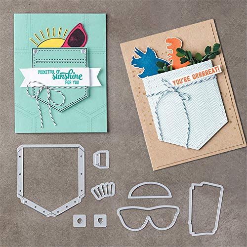 DAIFINEY Stanzmaschine Stanzschablone Grußkarte Scrapbooking Prägeschablonen Stanzformen Für Fotopapier Karten Handwerk Prägen DIY Herstellung Geburtstag Geschenk Cutting Dies von DAIFINEY