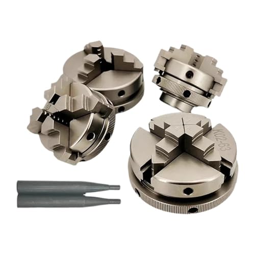 DAISHUJIE Drehfutter K02-50 K02-63 Nicht rostend Nickel überzug Chuck Hand Engen DREI/Vier klaue K02 50 K02 63 DIY holzbearbeitung drehmaschine M14 * 1 Gewinde(10MM) von DAISHUJIE