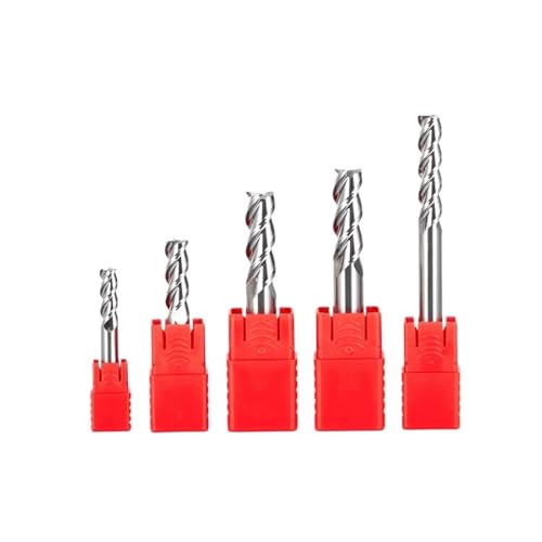 DAISHUJIE Schaftfräser 3mm HRC55 3 Flöte Hartmetall-Schaftfräser Aluminium Kupfer Holzfräser Schaftfräser CNC-Fräswerkzeuge Wolframstahl-Fräser(1pcs) von DAISHUJIE