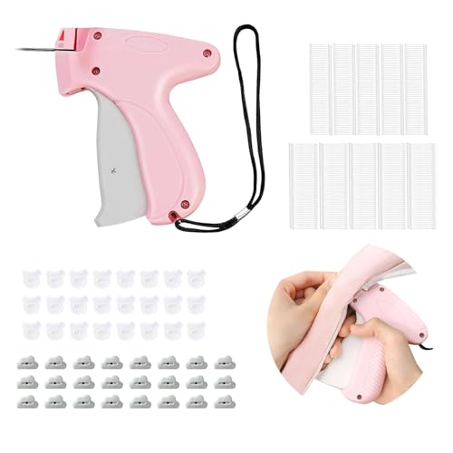 1 Stück Stichy Quick Clothing Fixer Set, Micro Stitch Gun mit 200 Bär-Wolken-Knöpfen und 1100 Kunststoffnadeln, Mini Quick Repair Garment Nähen Sewing Machine für Kleidung von DALAETUS