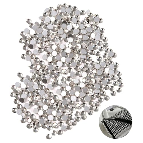 1440 Stück 3.7-4.0mm Glitzersteine Set, Runde Strasssteine, Dekosteine Kristall Steinchen für DIY Bastelarbeiten, Schmuck, Nagelkunst, Kleidung Dekoration von DALAETUS