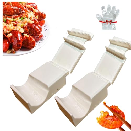 Crawfish Peeler, Crawfish Shucker, Crawfish Sheller, Shrimp Peeler, Portable Lightweight Kitchen Gadget, Crawfish Boil Party Supplies, Efficient Crayfish Shelling Device Tool (2Pcs) von DANC