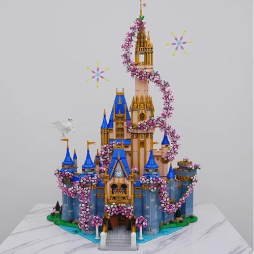 Modifikations-Erweiterungspaket für Lego 43222 Disney Schloss Bausteine 71040 Kirschblüte Romantischer Garten (Modell Schloss Nicht enthalten) (43222 Blumenwand) von DANRUN