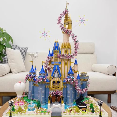 Modifikations-Erweiterungspaket für Lego 43222 Disney Schloss Bausteine 71040 Kirschblüte Romantischer Garten (Modell Schloss nicht enthalten) (43222 Deluxe Garten) von DANRUN